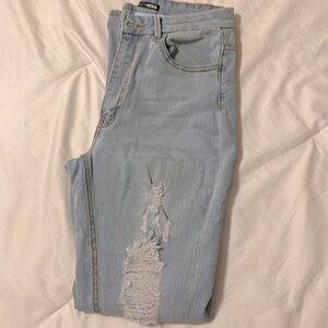 Fashionova high waist slit jeans size 9